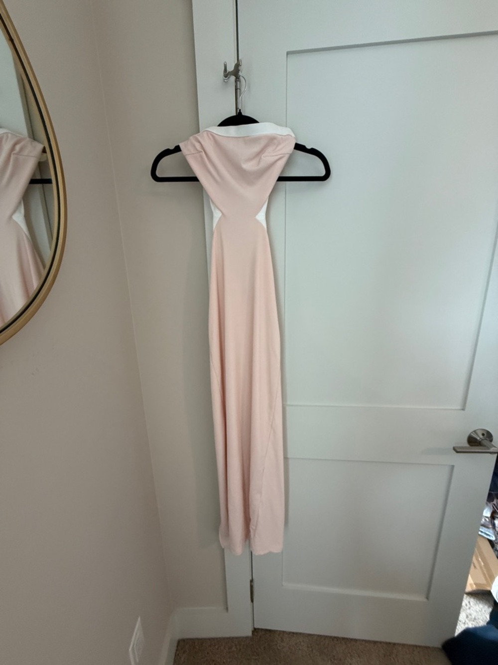 Princess Polly Strapless Cut-Out Maxi Dress – Blush Pink – Size 0 - Picture 9 of 9